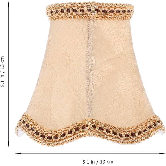 Retro Small Lamp Shade Vintage Cloth Lampshade - Picture 2 of 6